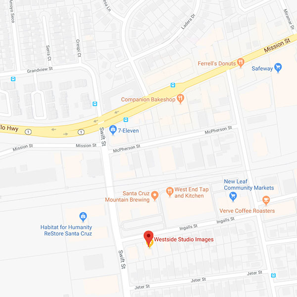 map to Westside Studio Images